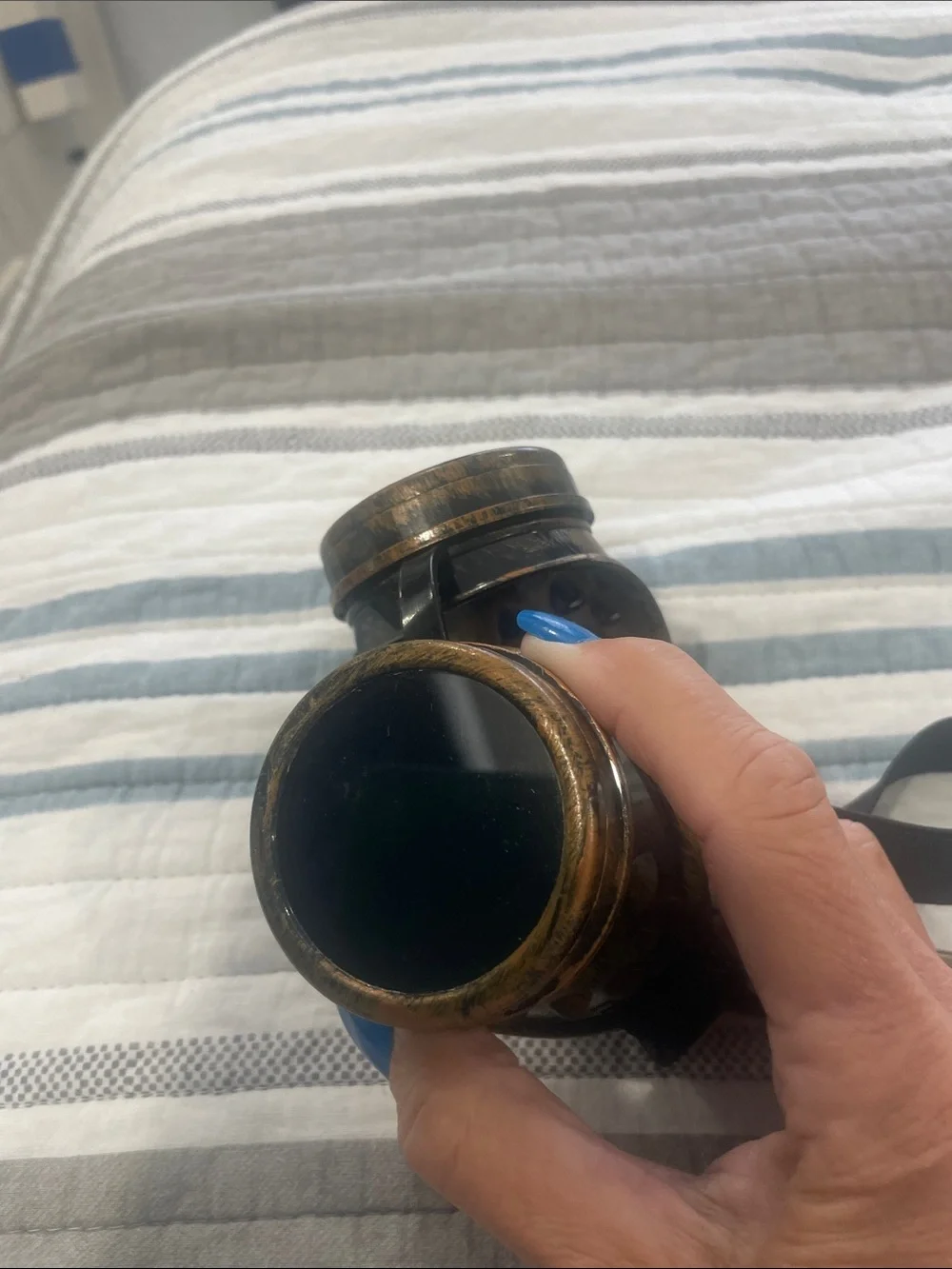 Steampunk Round Goggles in Brown with Black Lenses